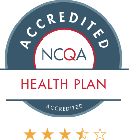 Accredited NCQA Health Plan 3.5 stars